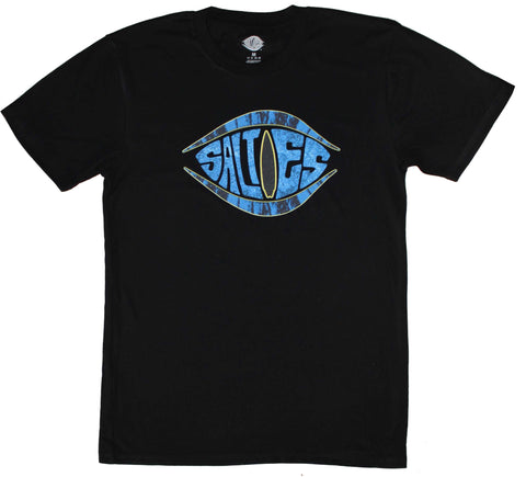 SALTIES LOGO T-SHIRT IN BLACK